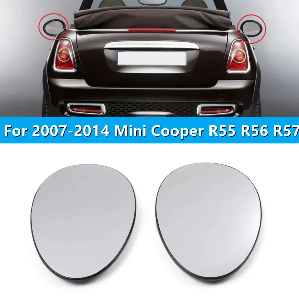 

2PCS For BMW MINI R55 R56 R57 R58 R59 R60 R61 2007-2014 Left&Right Side Door Wing With Heated Mirror Glass Mirror Lens Car
