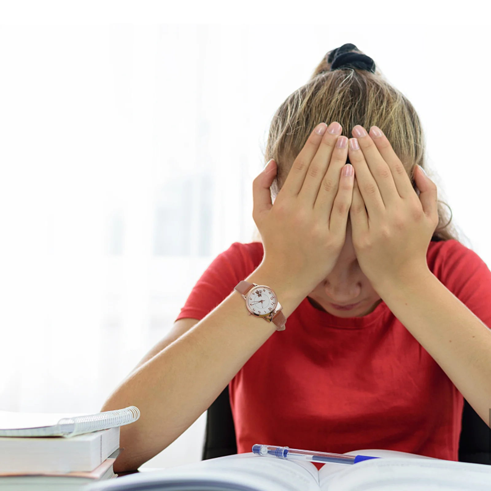 1PCS ليلة توهج طالب كوارتز ساعة اليد لطيف الكرتون القط ووتش الأزياء الفرقة كوارتز ساعة