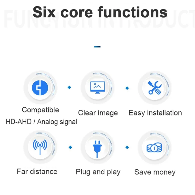 FFYY-2Chs HD AHD Coaxial Multiplexer Expander 1 Line Transmits 2Channel Surveillance Camera Signal Mixer CCTV Parts