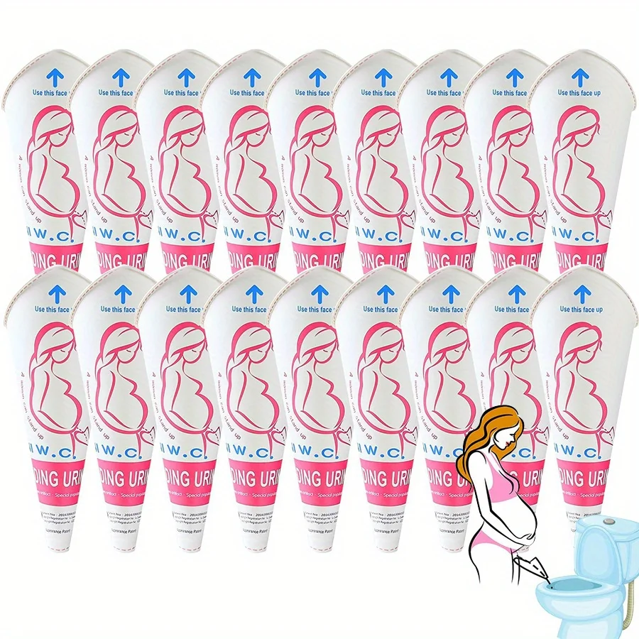 6/12/24pcs Disposable Female Urinal for Women Standing Portable Pee Funnel Pregnancy-Friendly Travel Urination for Outdoor JXB