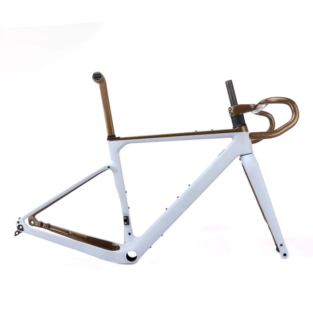 

New Mold Max Tire 45C Two Truncation Color T1000 Carbon Fiber Gravel Bicycle Frame Road Bike Parts