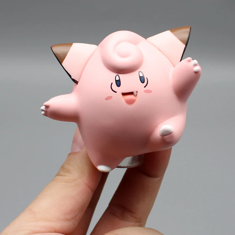 Pokémon Lillie Clefairy Action Figure para Crianças, Menina Anime Figurine, Coleção Modelo Kawaii, Estátua de PVC, Brinquedos Togepi, Presente de Natal