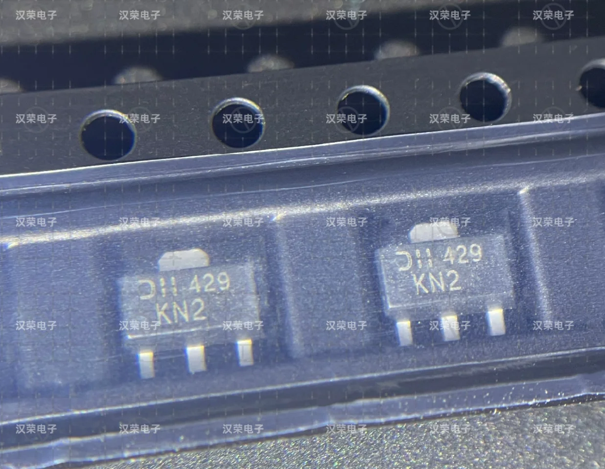 10PCS/20PCS/50PCS/100PCS/1000PCS  DXT651  DXT651-13   silk screen  KN2 【TRANS NPN 60V  3A SOT-89】 New and Original In Stock