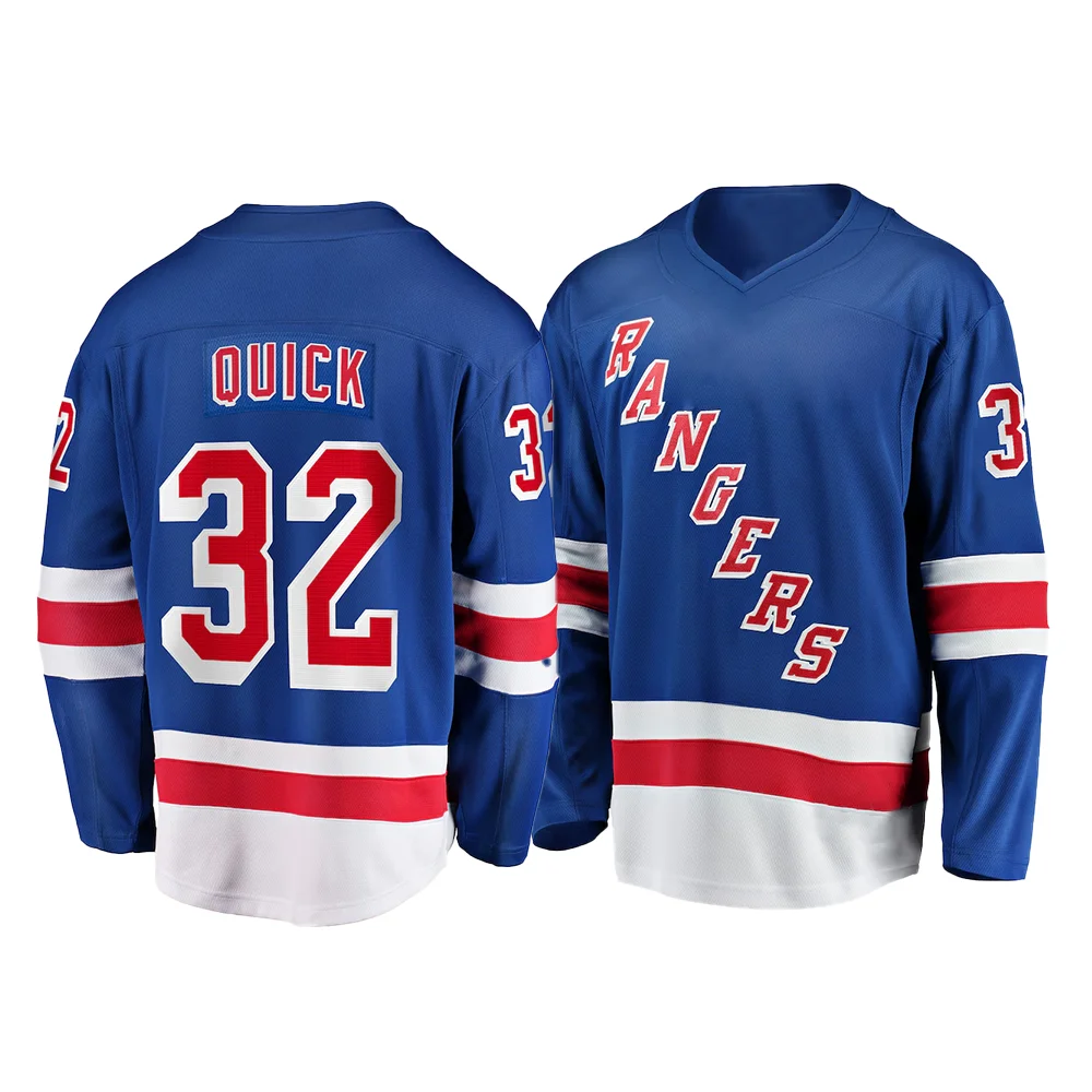 24-25 Adult New York North American Hockey League Jerseys Training Jerseys Sports Jerseys With Long Sleeves 86 Number Shesterkin