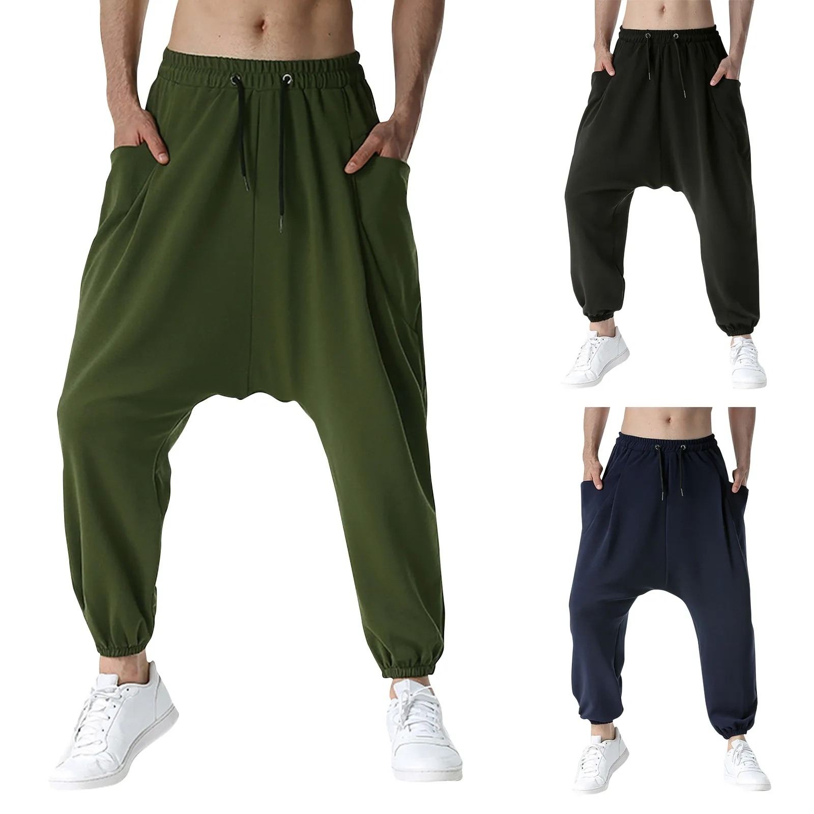 Mens Pants Large Pocket Flying Squirrel Pants Loose Pants Sweatpants Fitness Sport Jogging Tracksuits Pants Summer Casual Pants