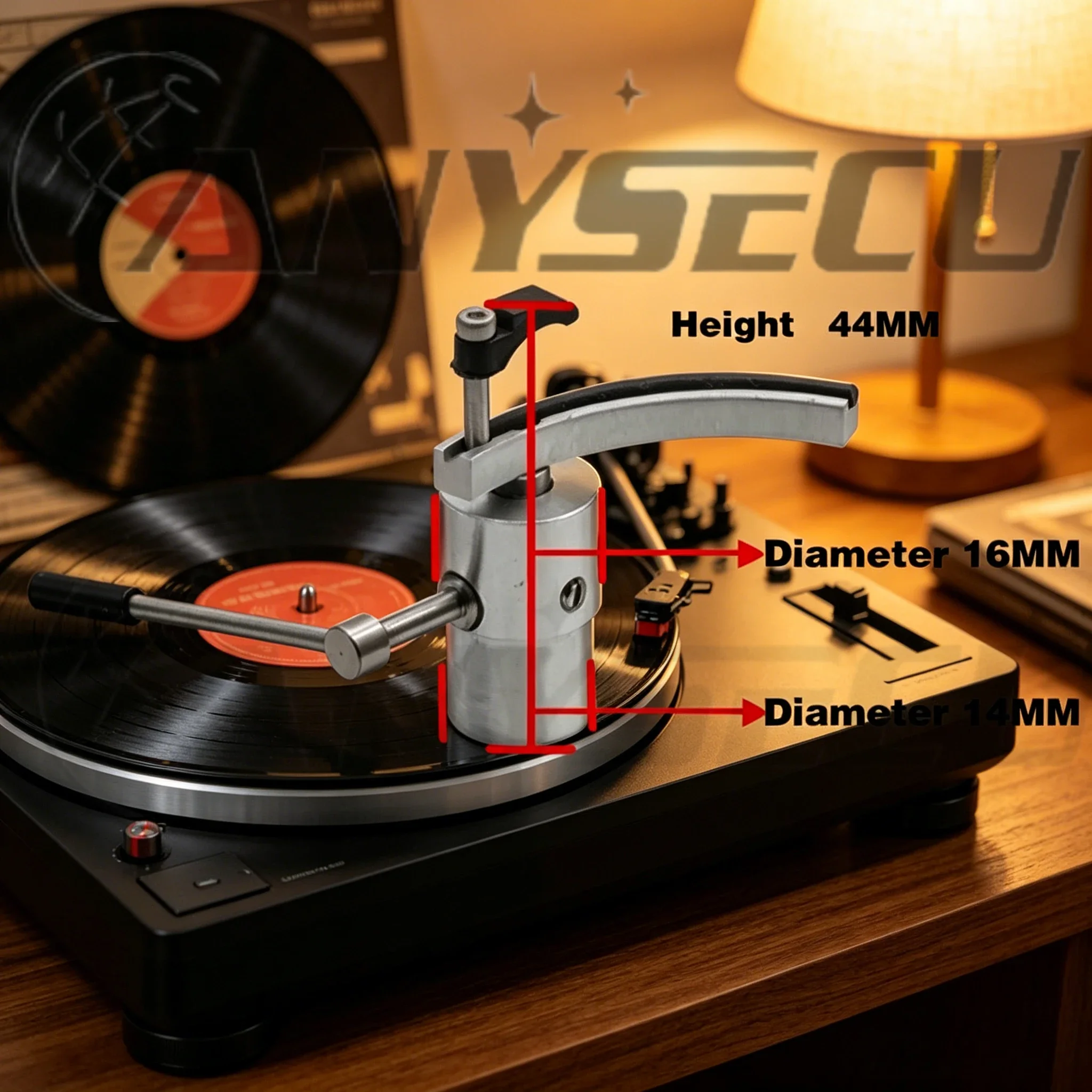 A01F-High End Tonearm Arm Lifter For LP Turntable Recorder Player Disc Vinyl Phono Hifi Audio DIY Accessories (Black)