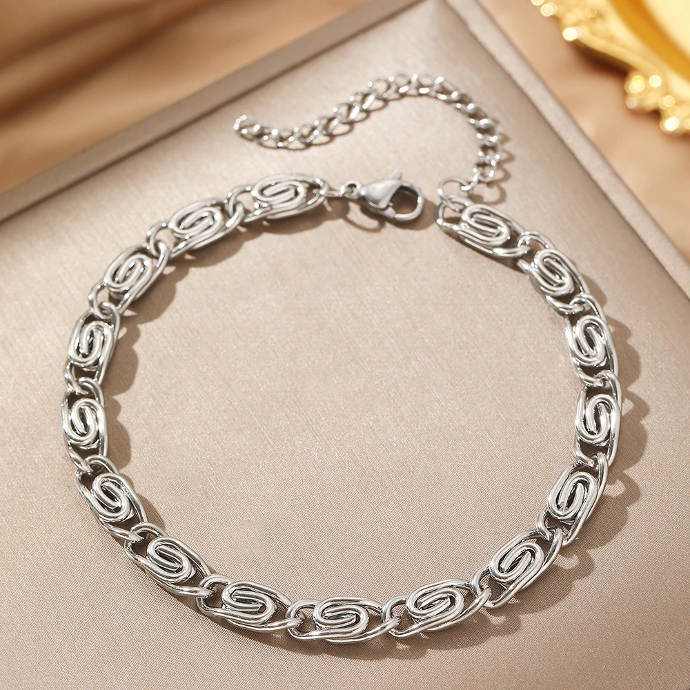 Edelstahlarmbänder Einfaches klassisches Design Mehrere Breiten zur Auswahl Stilvolle Armbänder für Damenschmuck Neue Produkte
