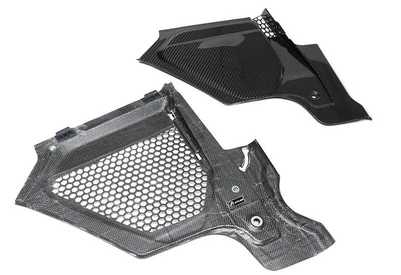 Hot Selling Car Engine Compartment Interior Parts Suitable for M3 M4 G80 G82 Dry Carbon Fiber Engine Compartment Mesh Panel