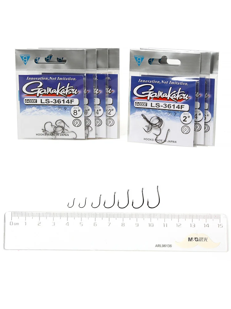 LS-3614F Kail Pancing Cumi-cumi Jepang Kail Bantuan Ikan Jig untuk Lingkaran Ikan Kait Pancing Air Asin Kail Pancing Laut Jig