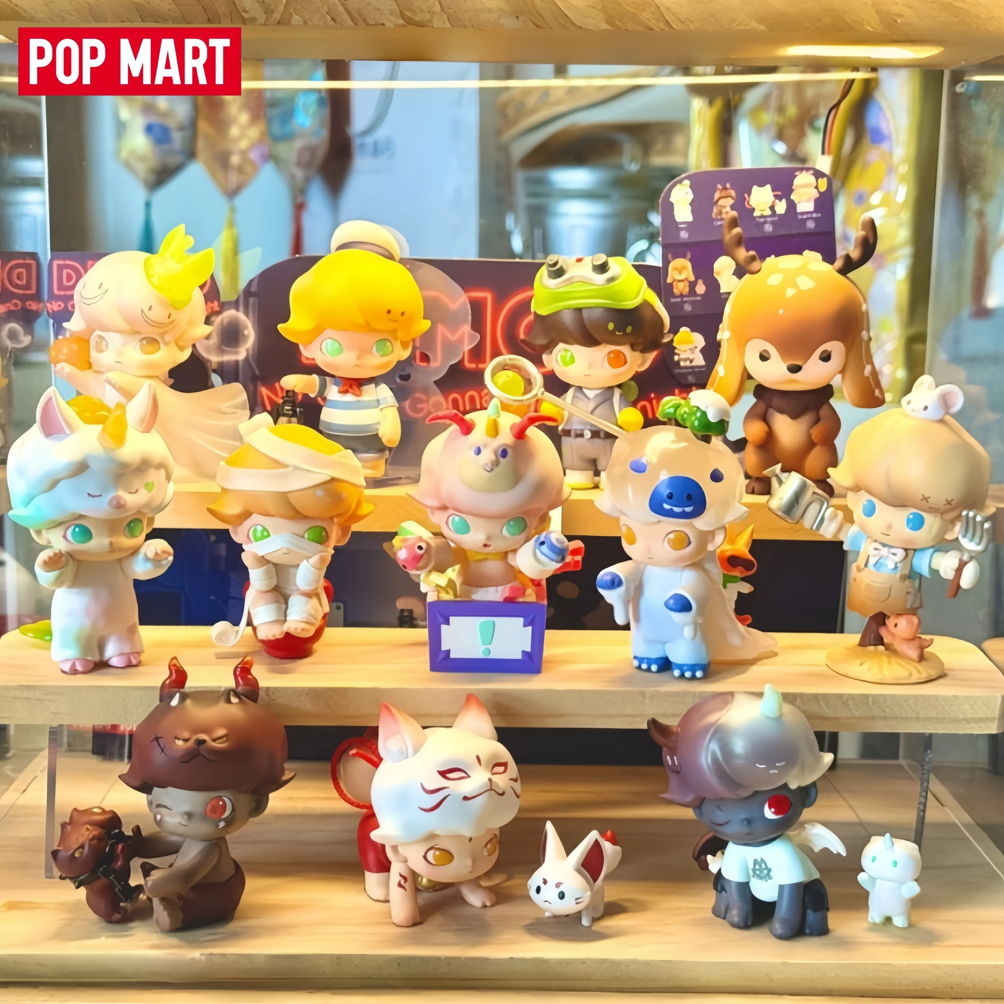 

POP MART DIMOO No One's Gonna Sleep Tonight Series Blind Box Guess Bag Mystery Box Toys Mistery Action Figure Girl Gift