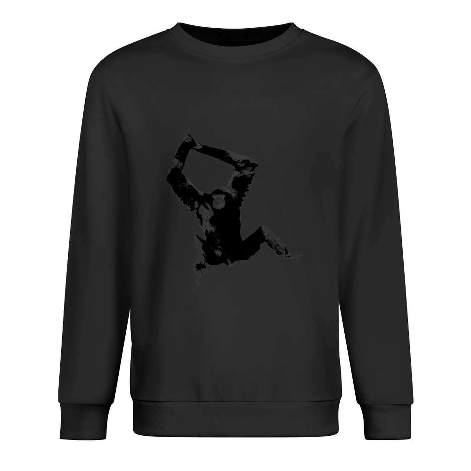 

Siamang Gibbon. Wildlife Digital Engraving Image Pullover korean style clothes mens clothing tracksuit anime sweatshirt