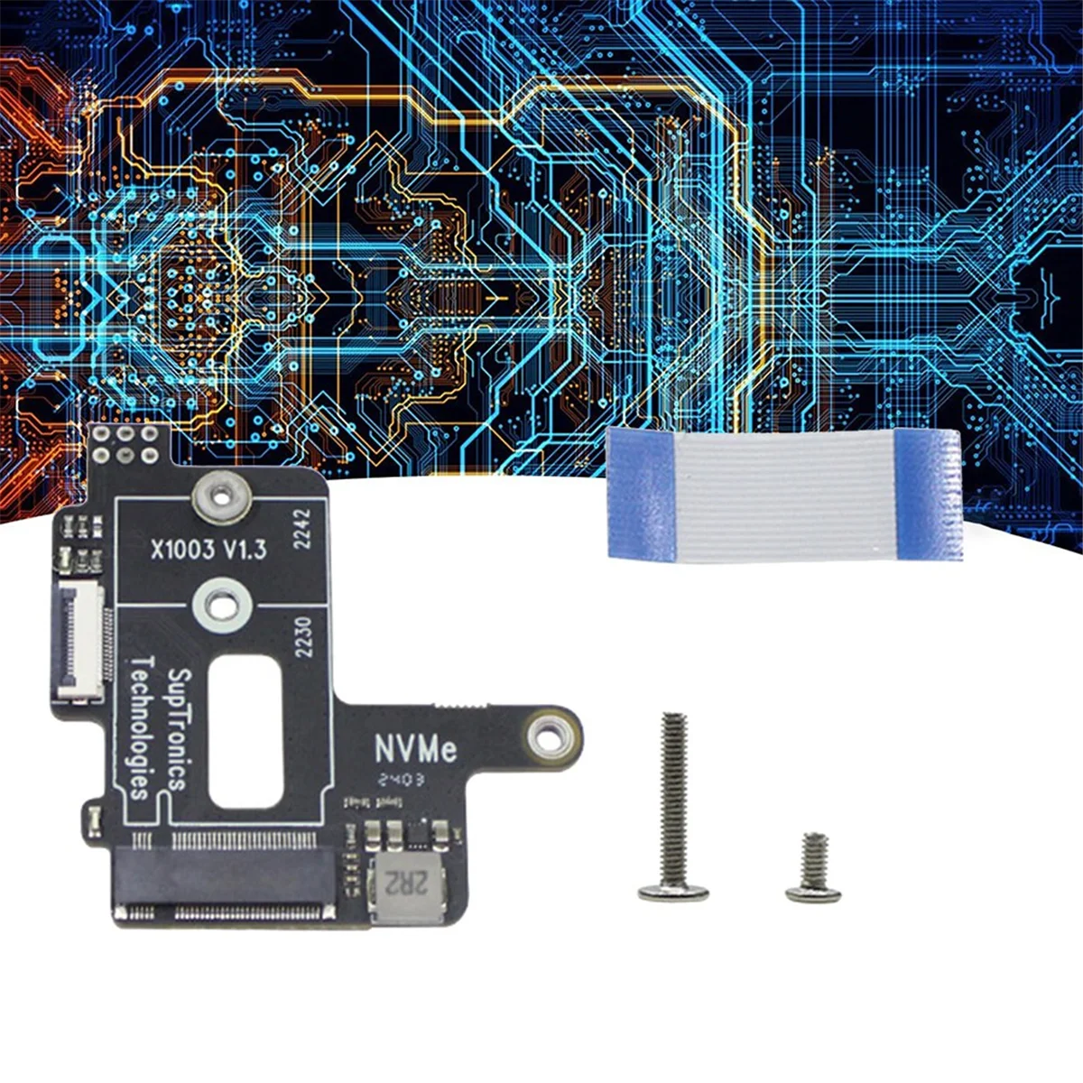 For 5 PCIe to M.2 NVMe HAT SSD MINI Adapter Board for 2242 2230 NVMe SSD Expansion Board