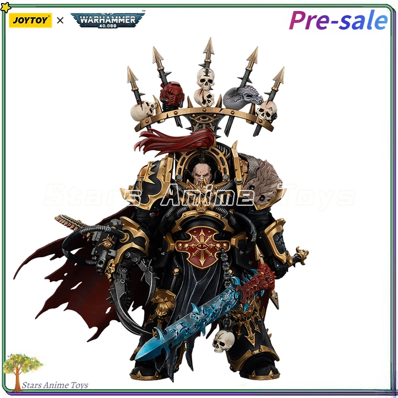 

【Pre Sale】JOYTOY 1/18 Action Figure Warhammer 40000 Black Legion Abaddon The Despoiler with Drach'nyen and The Talon of Horus