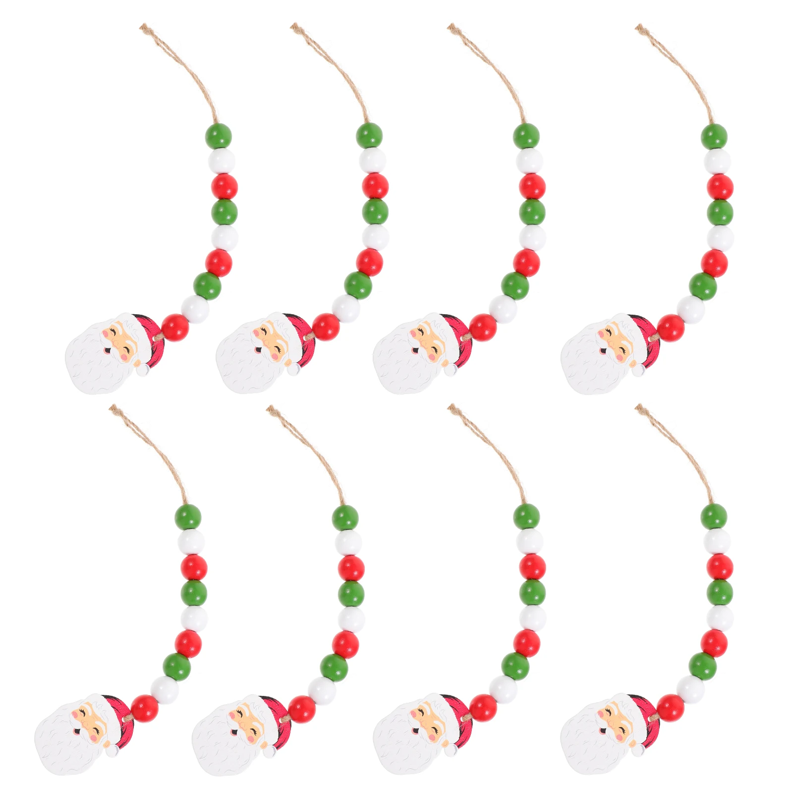 

12 Sets 16MM Wooden Beads Colored Making Christmas Decor Crafts Supplies Bracelet Jewelry Loose Beads Accessories DIY