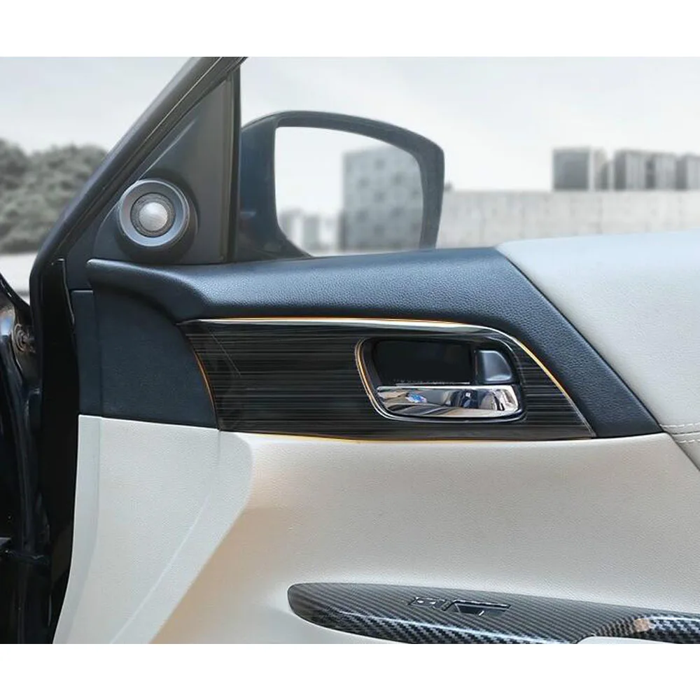 For Honda Accord Sedan 9th 2014 2015 2016 2017 Car Cover Stick Trim Armrest Handrail Door Inner Handle Bowl Frame Lamp Hood 4PCS