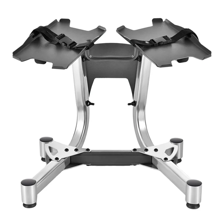 Equipo de gimnasio multifunción con soporte de metal ajustable para mancuernas de 15kg, 16kg, 24kg y 40kg