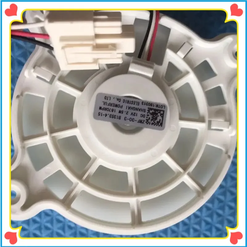 New for Refrigerator Motor ZWF-30-3 DC12v Refrigeration Zwf 30 3 Fan for Samsung Haier Midea Refrigerator Parts BCD-430WP9C