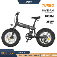 PVY Turbo Foldable Electric Bike 100km Long-Range 48V13Ah Battery 20\