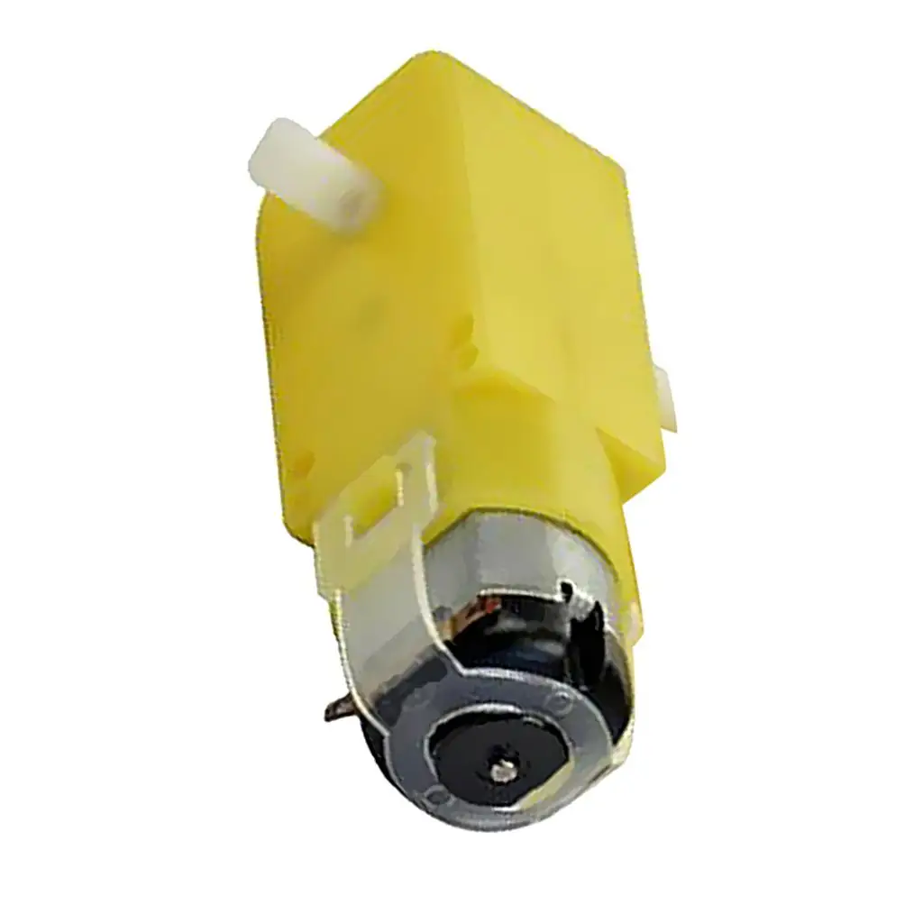 1 Piece TT Geared Car Gear Motor Dual Shaft Gear for Smart Car Robot Yellow