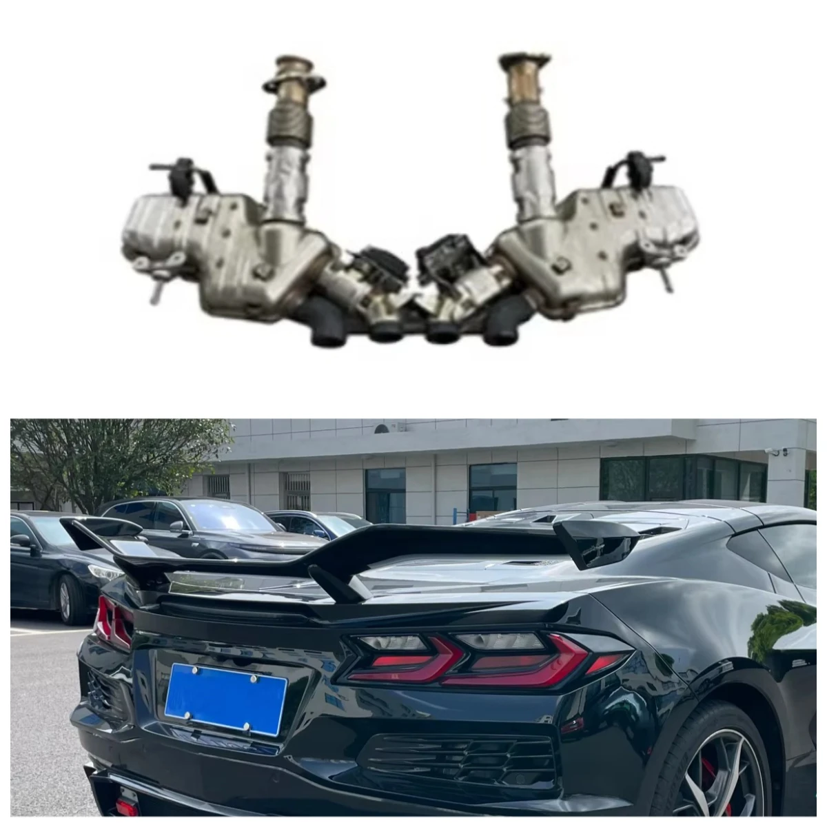 

STROVAN Hot Sale Stainless Steel Header Exhaust for Corvette C8