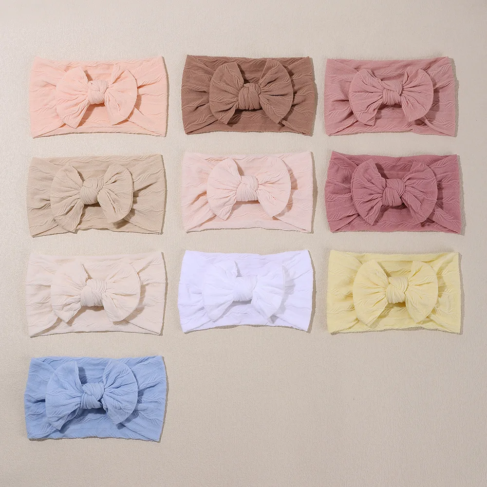 

20 PCS/Lot, Baby Knot Bow Turban Headband For Infant Newborn Hair Accessories