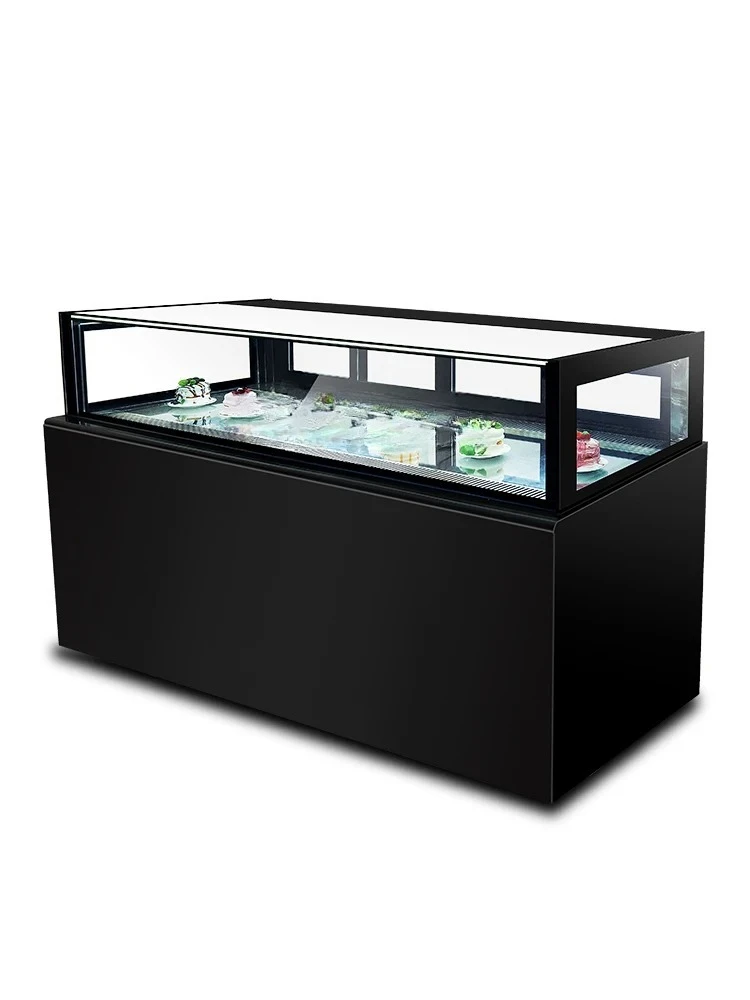 

Cake Show Case Commercial Air-Cooled Single-Layer Right Angle Dessert Cabinet Fruit Preservation Refrigerated Display Cabinet