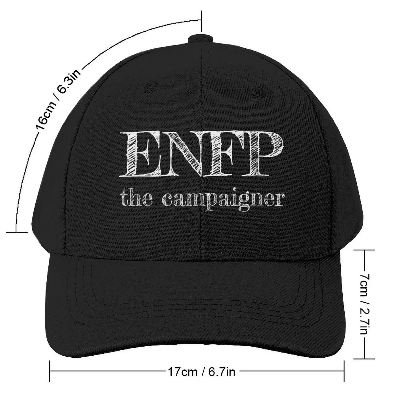 ENFP - the campaigner Baseball Cap Golf Trucker Cap sun hat Visor Girl'S Hats Men's