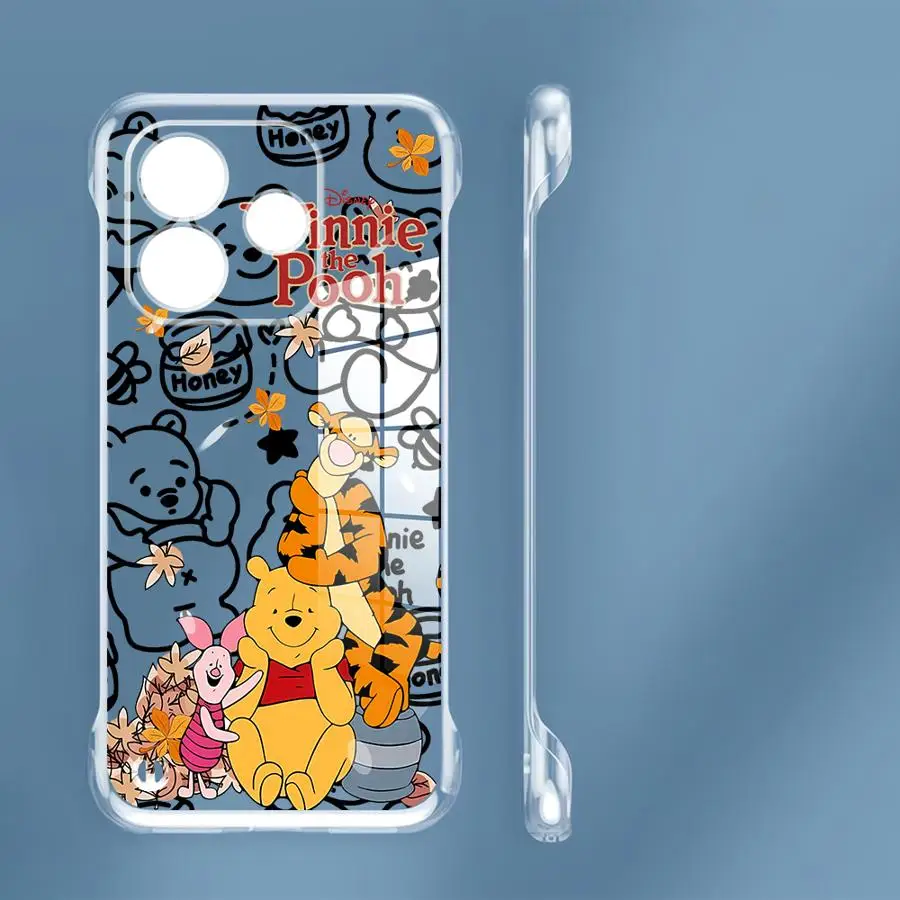 Disney Winnie The Pooh Phone Case for Xiaomi Redmi Note 14ProPlus5G 14 13ProPlus 13 Pro 10Pro4G 12Pro5G TPU Soft Cover