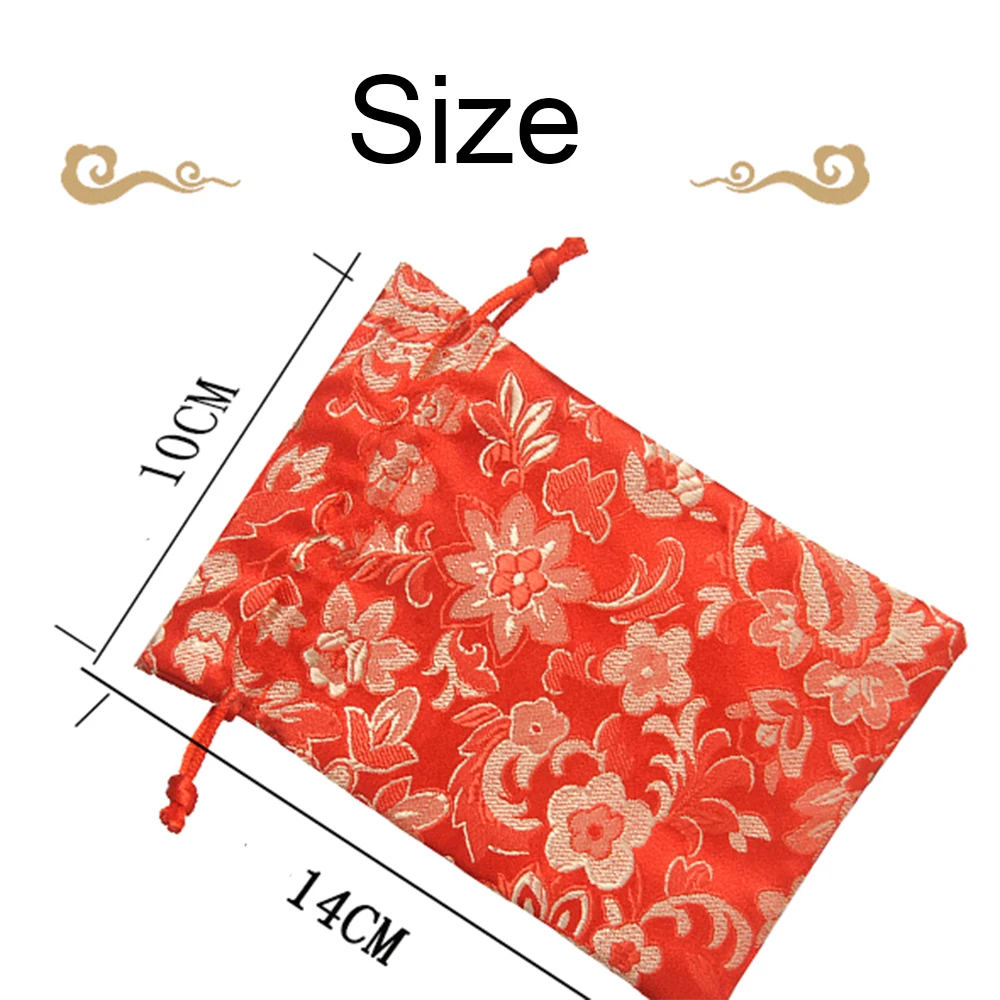 Candy Favour Gift Party Drawstring Wedding Pouch Satin Jewelry Packaging Bag Storage Bag