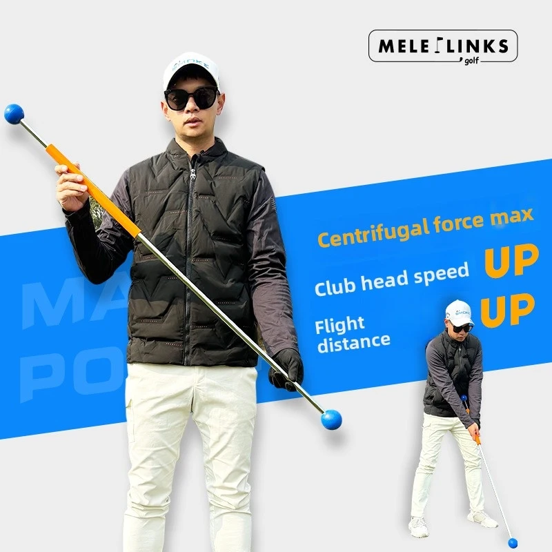 

Тренажер для гольфа MELE LINKS Golf MAX POWER Distance Swing Trainer: утяжеленная палка для отработки ударов