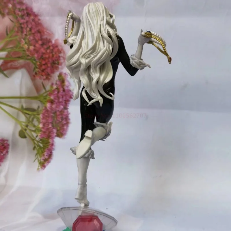 25cm Marvel The Amazing Spider-man Black Cat Felicia Hardy Gk Pvc Figures Model Collection Toys Gifts Action Model Display Doll