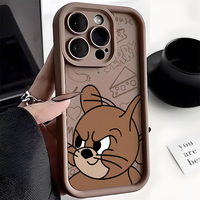 Fat Toms Jerrys Eat Phone Case for Oppo Reno 12 11 10 8 7 6 5 4 3 2 Reno12 Reno11 Reno10 Reno8 T Z F Pro Plus 4G 5G Lens Cover
