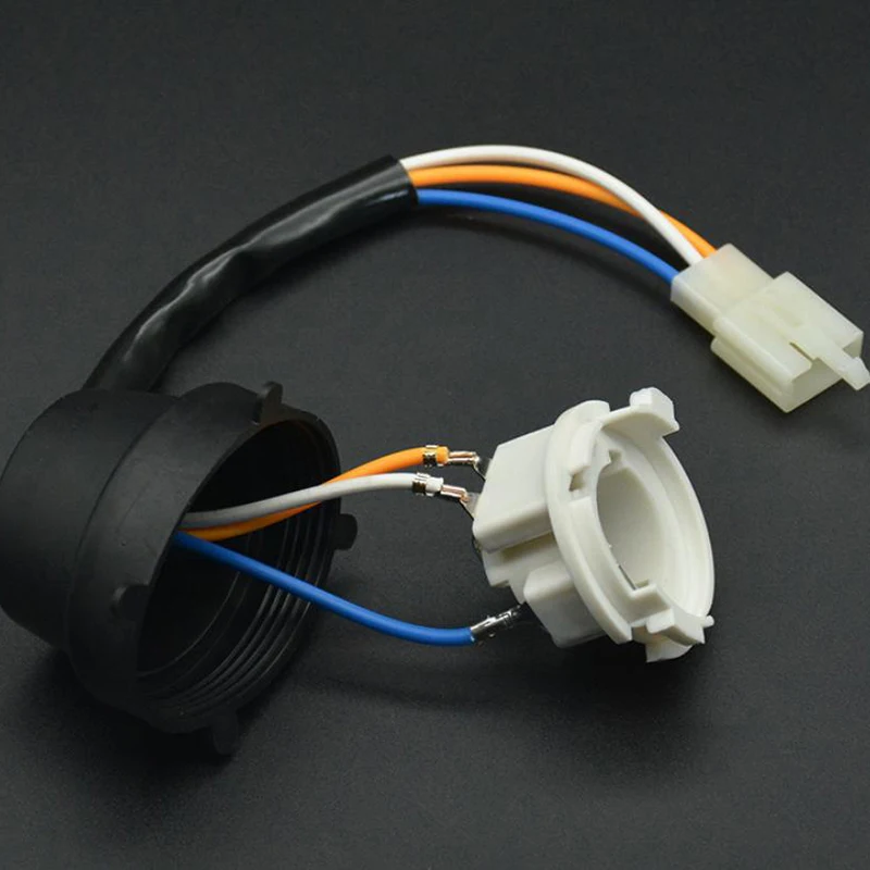 

CA 1PC New BA20D Motorbike Headlight Socket Lamp Bulb Connector Base Adapter Fit For REX 400 450 500