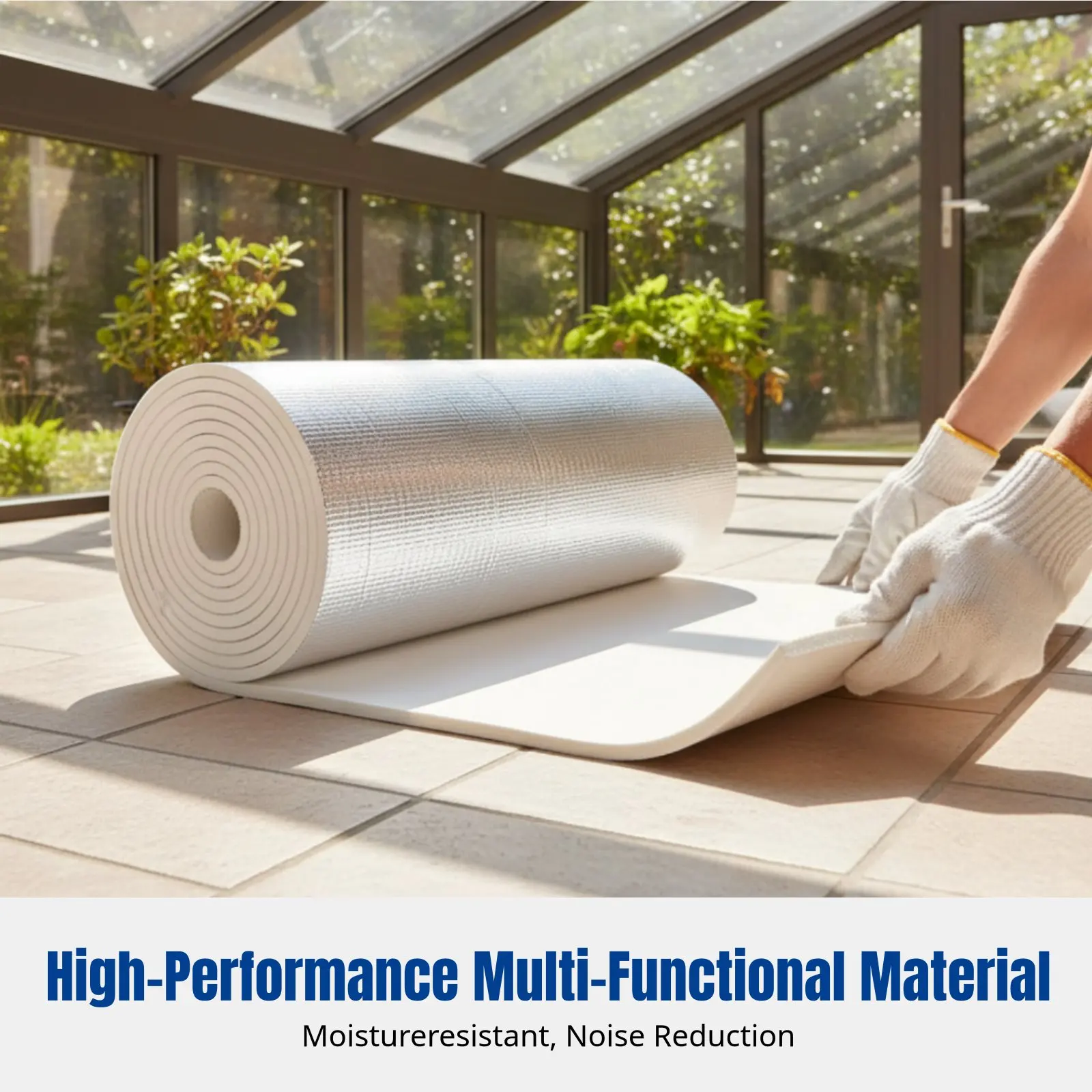 : Reflecterende isolatiefolie en warmte-isolatiefolie