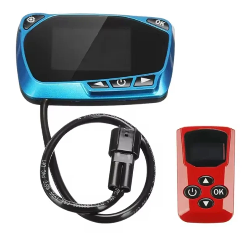 Durable-Parking Heater LCD Display Thermostat Monitor Switch With Remote Controller For Car Heater Parking Heater