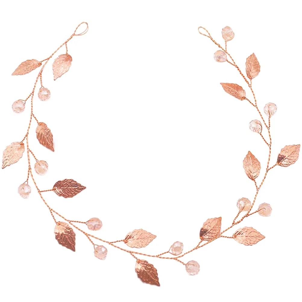 

Rose Crystal Accessories Wedding Headband Bridal Bride Rhinestone Alloy Elegant Charming Durable Stylish Updo Hair