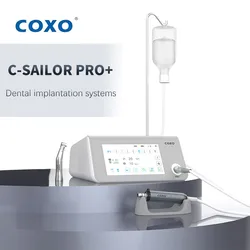 COXO C-SAILOR PRO+ Dental Implantation System Brushless Implant Motor LED Light Surgical Unit with 1 Contra Angle Handpiece