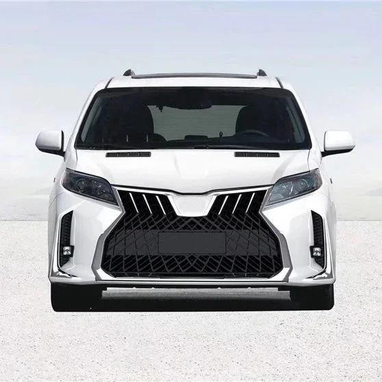 

Top Quality Body Kit For 11-20 To Yo Ta Sienna Upgrade To Style Front Bumper Rear Bumper Engine Hood