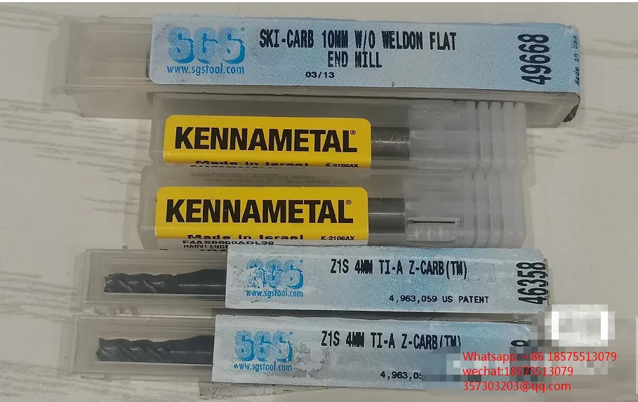 KENNAMETAL F4AS0600ADL38 SGS10mm Aluminium Milling Cutter With Two Blades Coated 4/6mm Four Blades 4046267 KCPM15