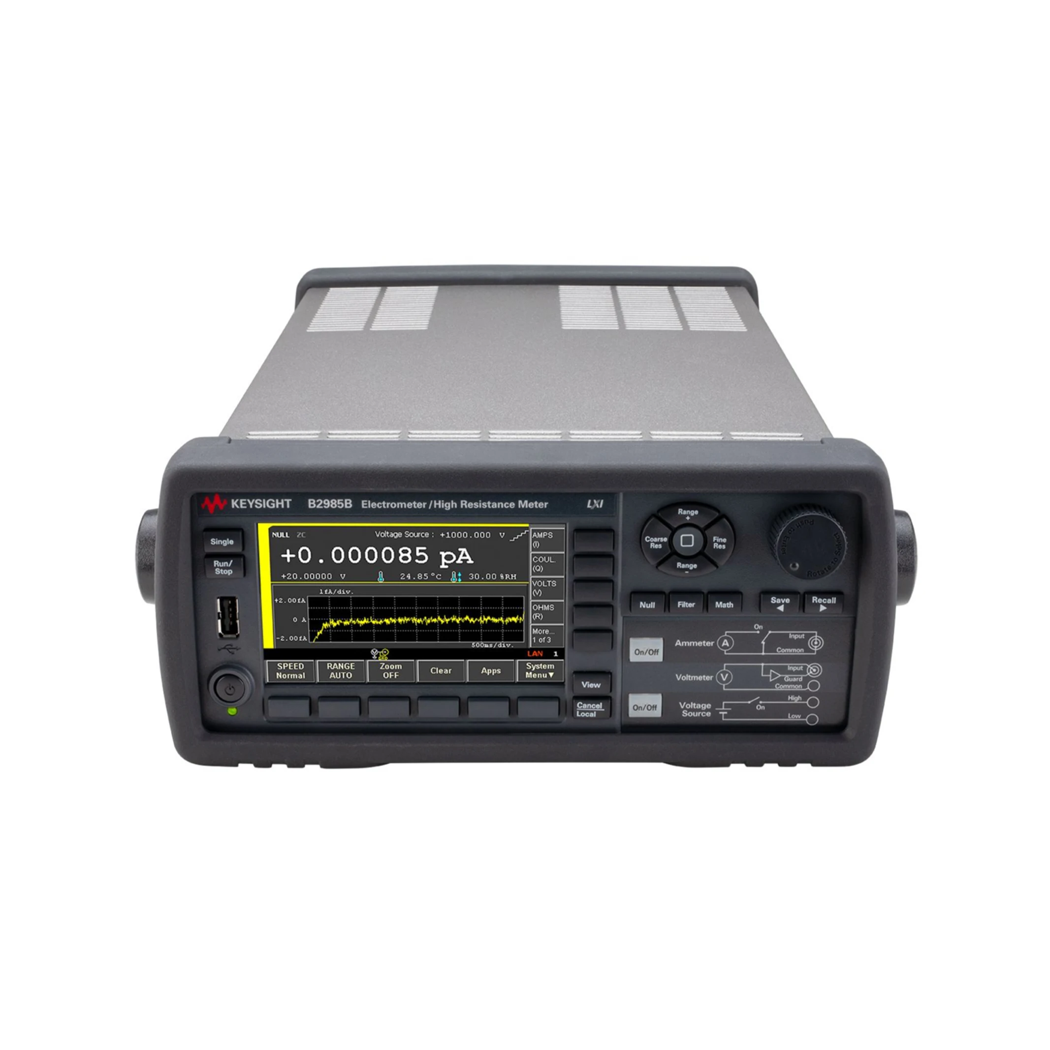 Keysight B2985B High-Pe  ormance Electrostatic Meter Electronic High Resistance Instrument 0.01 FA