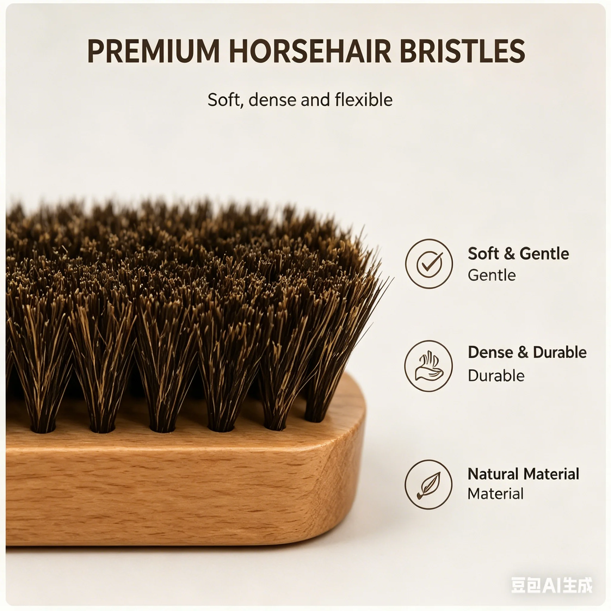 Horsehair Shine Shoes Brush Ki - огляд і ціна Brushing Boot Horse