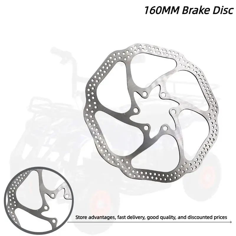 Ultra-light Hydraulic Disc Brake Rotors - 6-Bolt 160mm/44mm Sizes, Trusted Replacement for MTB and Road Racing Bicycle Brakes