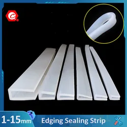 1-3M Rubber Edging Sealing Strip Glass Table Edging Chair Sheet Anti-Collision U-Shaped Strip Protection Glass Edging Shield