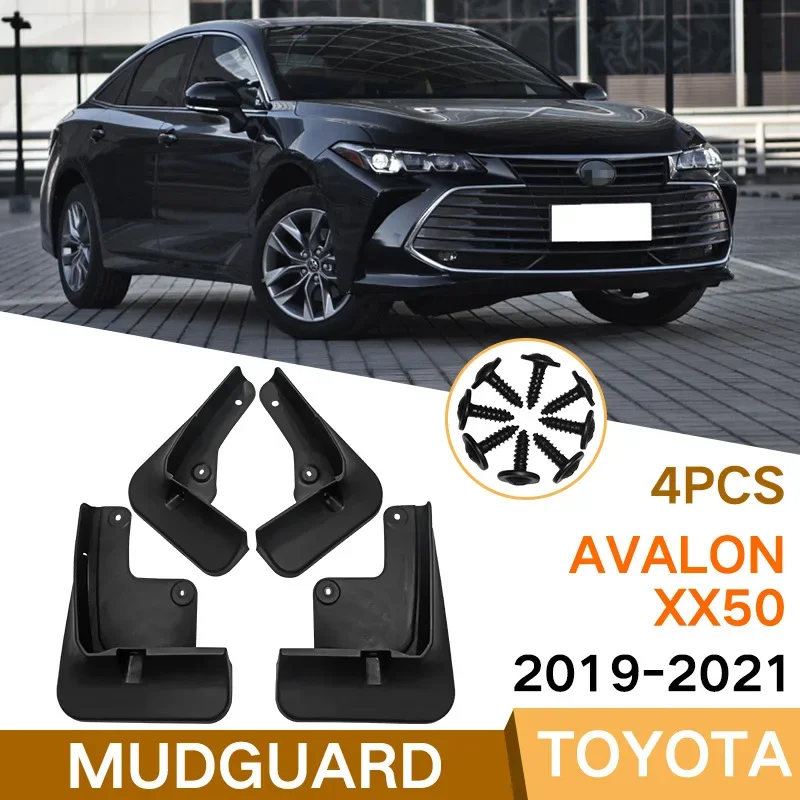 

For Toyota Avalon XX50 2019-2021 black car mudguard Reduce dust Resist tire dirt car accessories tools