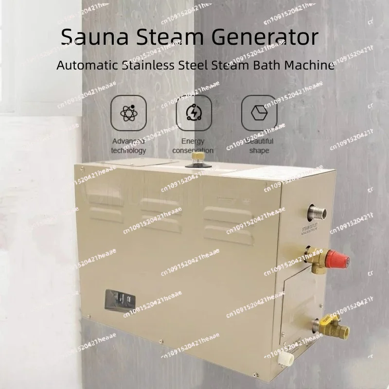 Suitable for  4.5/6/7/8/9KW Sauna  Steam Generator For Home Steam Shower Digital Controller Sauna Room