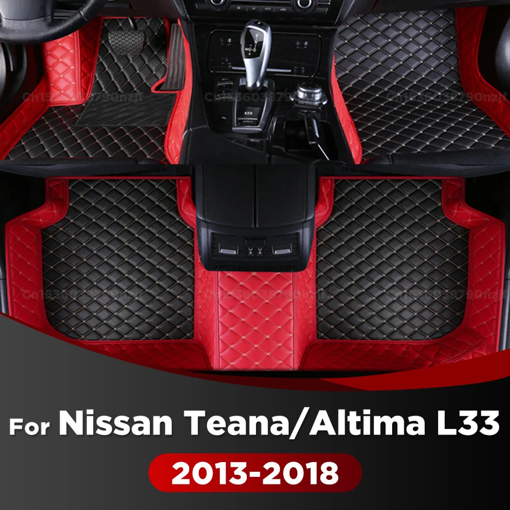 

For Nissan Teana 2013 2014 2015 2016 2017 2018 Car Floor Mats Custom Auto Foot Pads Automobile Carpet Cover Interior Accessories