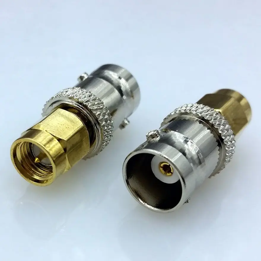 BNC To SMA RF Connector Adapter Q9 Female To SMA Male Coaxial RF Adapter 1Pcs