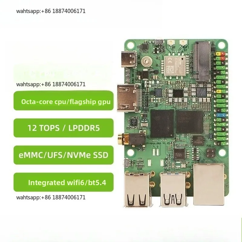 Dragon Q6A mini main board Qualcomm QCS6490 12TOPS LPDDR5