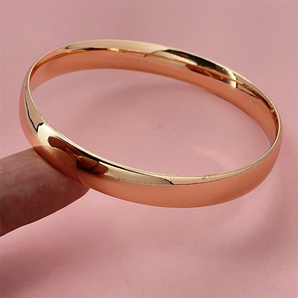 

925 sterling silver, large 10MM rose gold, simple, versatile, elegant