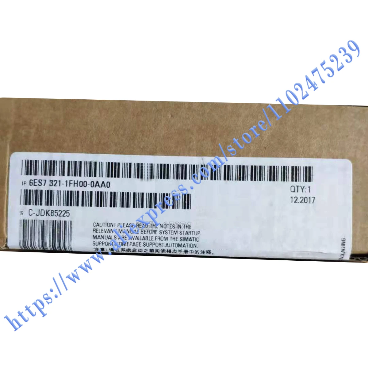 6ES7321-1FH00-0AA0 6ES7322-1HH01-0AA0 Digital quantity module Brand New Oiginal, One Year Warranty，Take Photos On Site